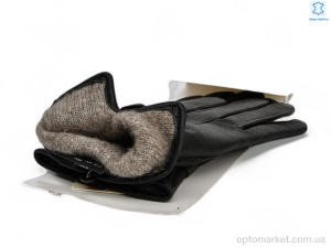 Рукавички жіночі 93-4 black олень Paidi чорний  оптом от Optomarket