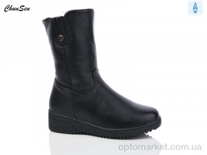 Купить Чоботи жіночі 9301R-1 Chunsen чорний