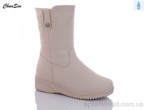 Купить Чоботи жіночі 9301R-7 Chunsen бежевий