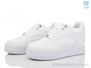 Купить Кросівки жіночі 932-2 Снікерси Hongquan білий