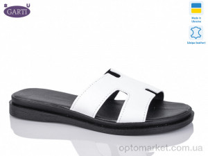 Купить Шльопанці жіночі 94 біла шкіра Garti білий