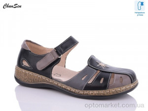 Купить Туфлі жіночі 9518-1 Chunsen чорний