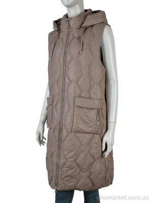 Купить Жилетка жіночі 965 (12116) beige MingXiuMeiJili бежевий