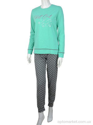 Купить Пижама жіночі 96664 green Nicoletta зелений