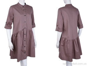 Сукня жіночі 970 brown Vande Grouff коричневий  оптом от Optomarket