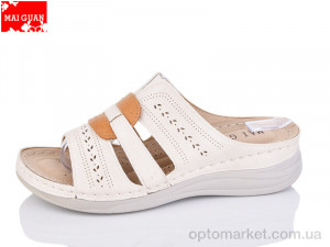 Купить Шльопанці жіночі 975-2 Maiguan бежевий