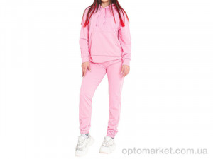 Спортивний костюм жіночі 9991-5 Massmag рожевий  оптом от Optomarket