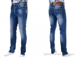 Брюки мужчины A2273 Fang Jeans синий  оптом от Optomarket
