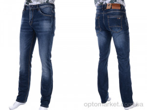 Брюки мужчины A2292 Fang Jeans синий  оптом от Optomarket