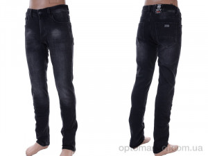 Брюки мужчины A2298 Fang Jeans серый  оптом от Optomarket