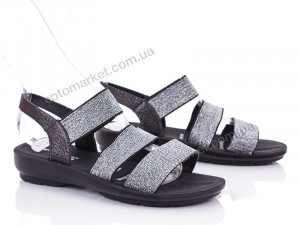 Купить Босоножки женские A7-6 Море серебряный