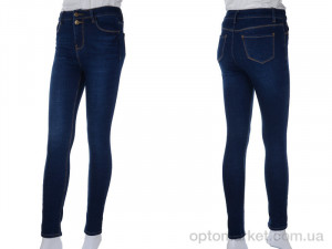 Брюки женские DF611 New jeans синий  оптом от Optomarket