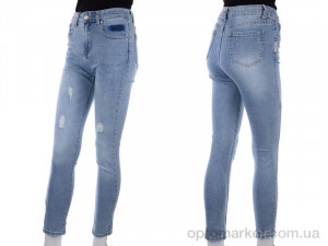 Брюки женские DT627 blue New jeans голубой  оптом от Optomarket