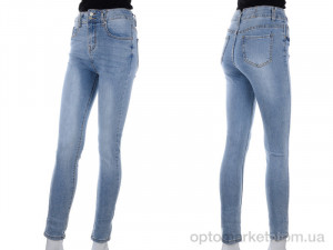 Брюки женские DT644 blue New jeans голубой  оптом от Optomarket