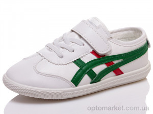 Купить Кеды детские Fashion F03M green (32-37) Fashion белый