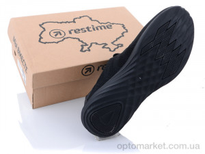 Кроссовки мужчины GML21968 black Restime черный  оптом от Optomarket