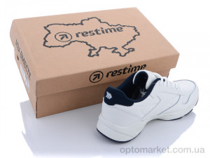 Кроссовки женские PWB21004 white Restime белый  оптом от Optomarket
