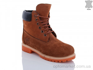 Купить Ботинки женские W-102-K Timberland коричневый