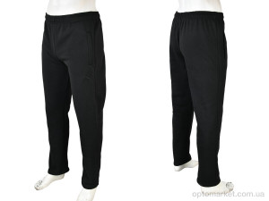 Спортивні штаны чоловічі A001-2 black P.ma чорний  оптом от Optomarket