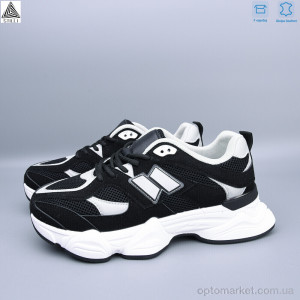 Кросівки жіночі A0025-15 шкіра піна Stilli чорний оптом от Optomarket