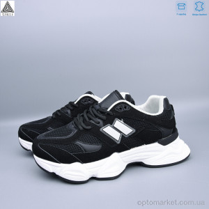 Кросівки жіночі A0025-25 шкіра піна Stilli чорний оптом от Optomarket