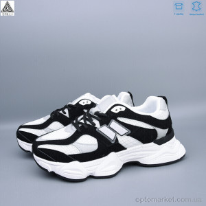 Кросівки жіночі A0025-6 шкіра піна Stilli чорний оптом от Optomarket