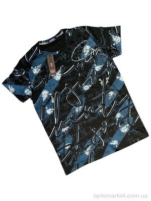 Купить Футболка чоловічі A003-6 black-navy Hedricy чорний