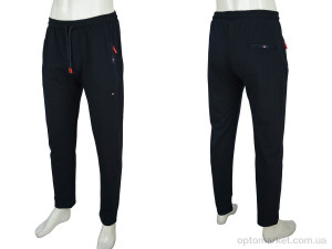 Спортивні штаны чоловічі A004-3 navy Tommy Parker синій  оптом от Optomarket
