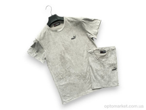 Футболка чоловічі A009-1 grey Verton сірий  оптом от Optomarket