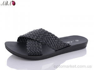 Купить Шльопанці жіночі A03-1 old Aba чорний