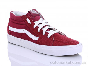 Кросівки чоловічі A102-4 bordo V.ns бордовий  оптом от Optomarket