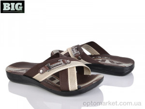 Купить Шльопанці чоловічі A110 brown Akim коричневий