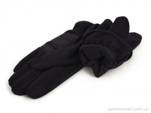 Рукавички чоловічі A12-ADM01 black Number one чорний  оптом от Optomarket