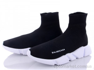 Кросівки чоловічі A128-1 B.lenciaga чорний  оптом от Optomarket