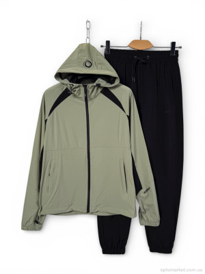 Купить Спортивний костюм чоловічі A158 l.green Audsa зелений