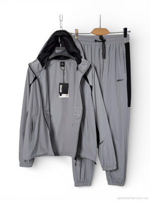 Спортивний костюм чоловічі A158 l.grey Audsa сірий  оптом от Optomarket