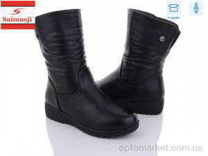 Купить Чоботи жіночі A16-1 Saimaoji чорний