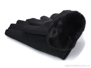 Рукавички чоловічі A17-1 black Number one чорний  оптом от Optomarket