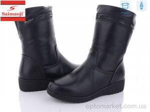 Купить Чоботи жіночі A18-1 Saimaoji чорний