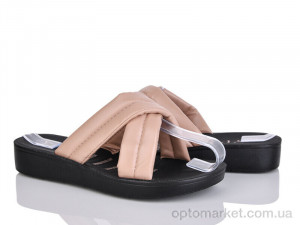 Купить Шльопанці жіночі A18-4 YiYi коричневий