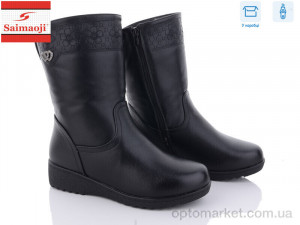 Купить Чоботи жіночі A19-1 Saimaoji чорний