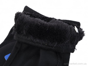 Рукавички чоловічі A2-01 black Королева чорний  оптом от Optomarket