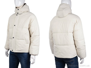 Куртка чоловічі A2022-11 beige (09298) YuFang бежевий  оптом от Optomarket
