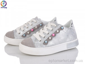 Купить Кросівки дитячі A21 silver Tissaia срібний