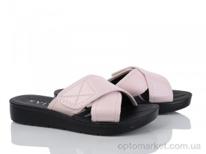 Купить Шльопанці жіночі A22-3 YiYi бежевий