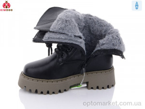 Черевики дитячі A2323-3K Kimbo-o чорний  оптом от Optomarket