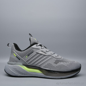 Кросівки чоловічі A249-7 New Yike сірий  оптом от Optomarket