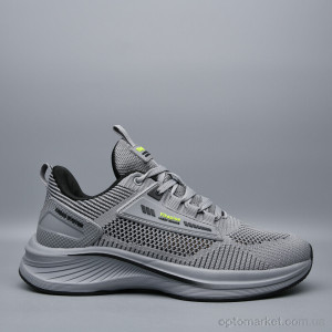 Кросівки чоловічі A250-3 New Yike сірий  оптом от Optomarket