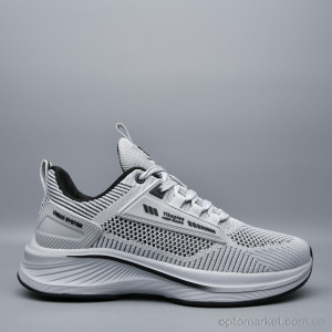 Кросівки чоловічі A250-6 New Yike сірий  оптом от Optomarket