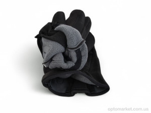 Рукавички чоловічі A26-NK zm black N.ke чорний  оптом от Optomarket